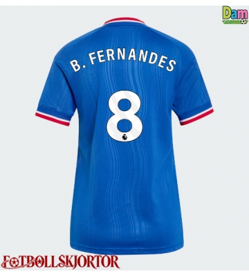 Manchester United Bruno Fernandes #8 Bortatröja Dam 2026-27 Kortärmad